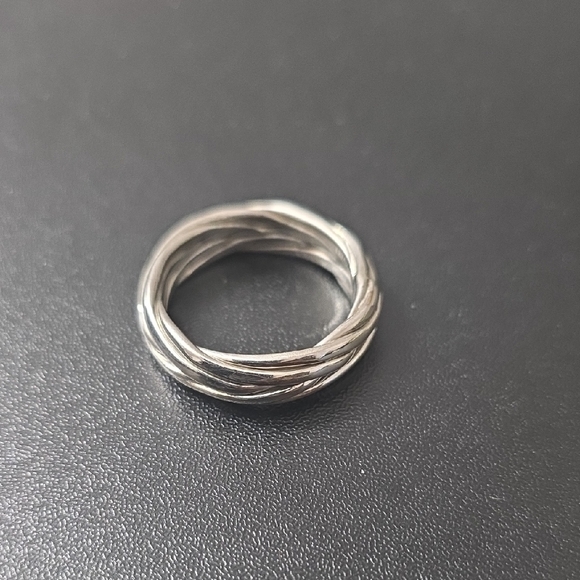 Jewelry - Sterling Silver 925 Cable Twisted Band Ring